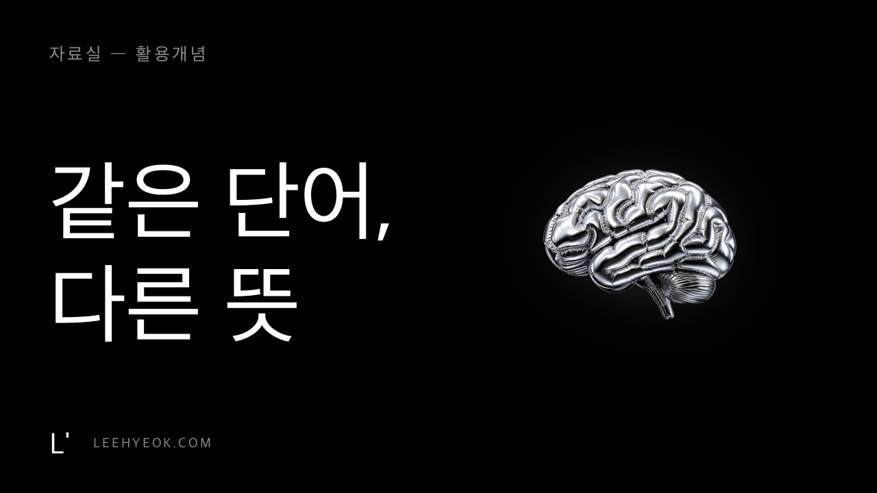 도메인 — 같은 단어, 다른 뜻